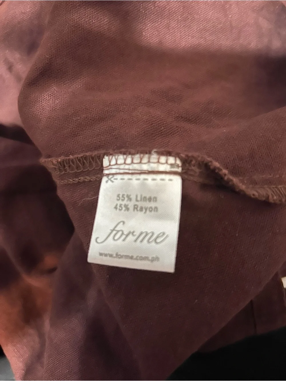 Una Brown Ruffle Sleeve Mini Dress - Picture 6 of 7